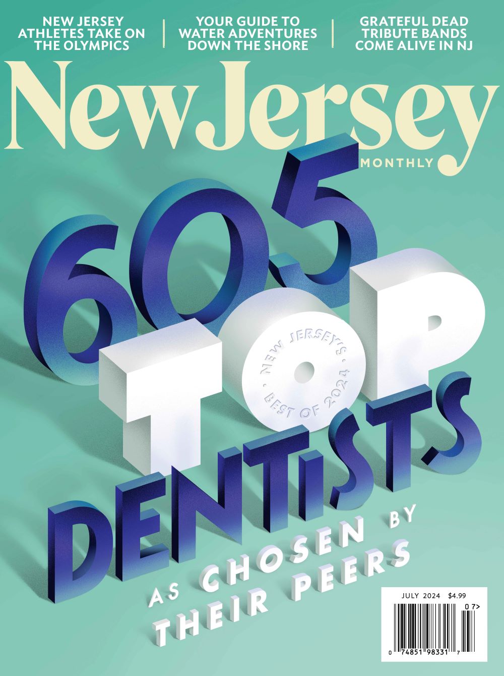 NJM Top Dentists 2024 issue ocver